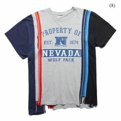 Needles 7 CUTS S/S TEE - COLLEGE (XL) T-Shirts & Long Sleeves