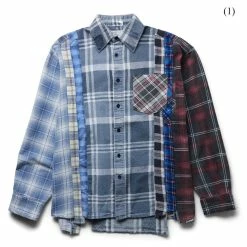 Needles FLANNEL SHIRT - 7 CUTS SHIRT (L) Shirts