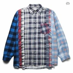 Needles FLANNEL SHIRT - 7 CUTS SHIRT (XL)