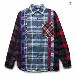 Needles FLANNEL SHIRT - 7 CUTS SHIRT (XS)