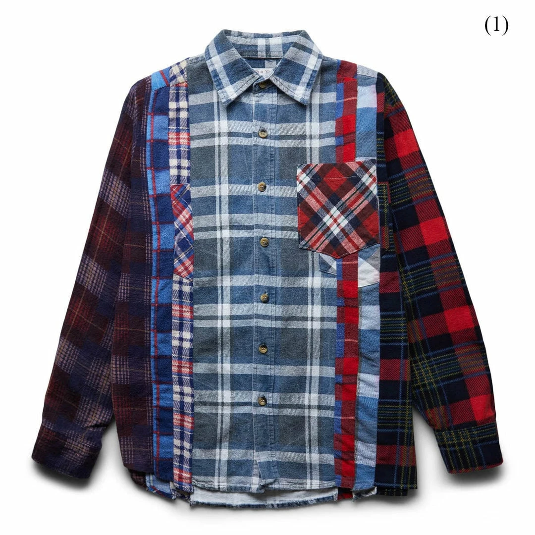 Outlet 🤩 Needles FLANNEL 👚 SHIRT - 7 CUTS 👚 SHIRT (XS) 💯 1 Needles FLANNEL SHIRT - 7 CUTS SHIRT (XS)