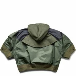 Nike X SACAI WOMEN'S NRG FULL ZIP HOODED JACKET