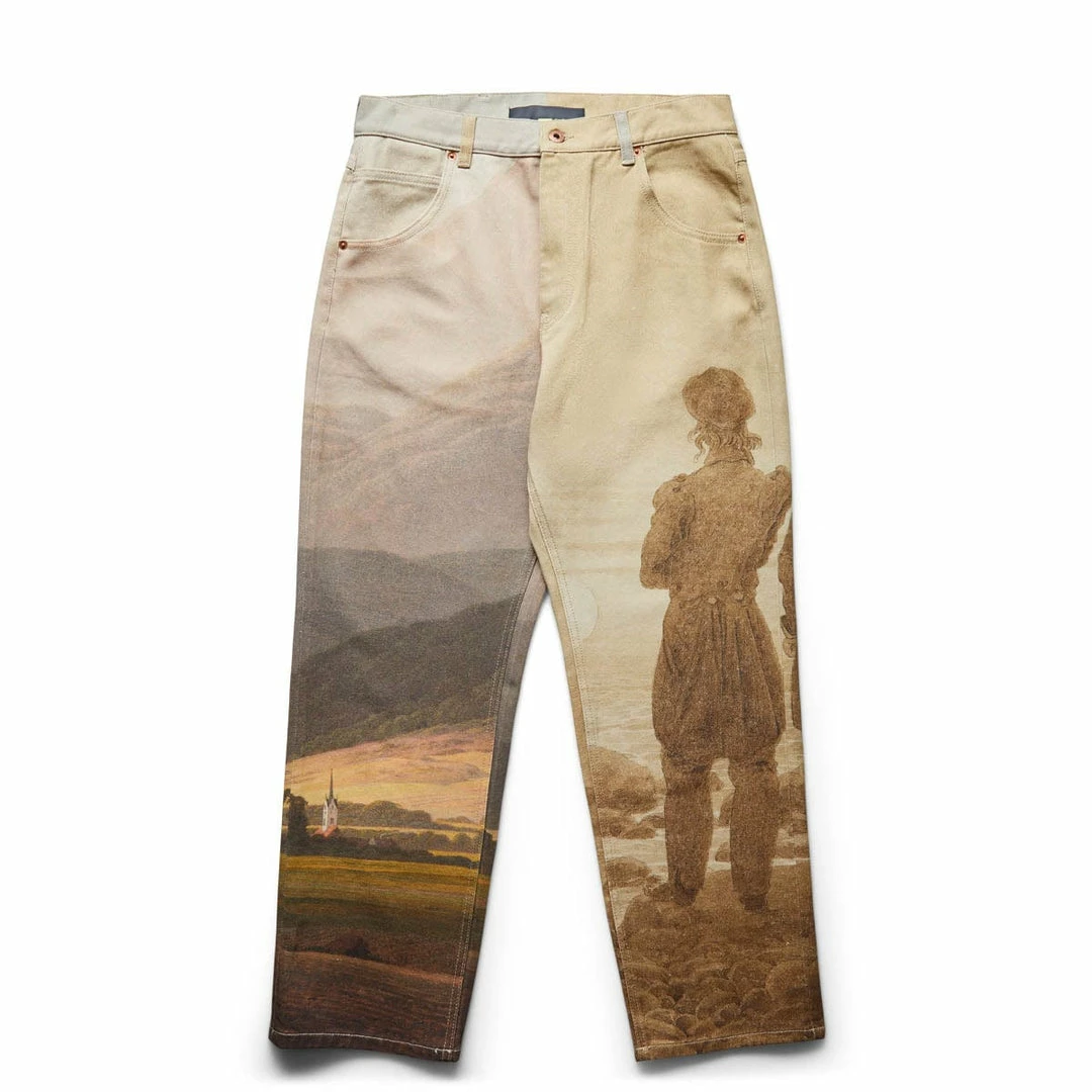 Top 10 ๐งจ Rassvet Bottoms MEN'S CASPAR DAVID FRIEDRICH PRINTED PANTS โญ 1 Rassvet Bottoms MEN'S CASPAR DAVID FRIEDRICH PRINTED PANTS