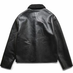 Rassvet VARSITY LEATHER JACKET WOVEN Outerwear