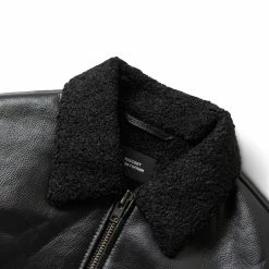 Rassvet VARSITY LEATHER JACKET WOVEN Outerwear