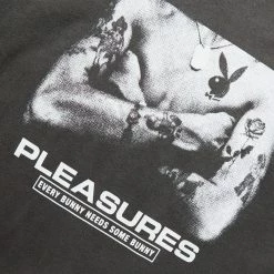 Pleasures T-Shirts & Long Sleeves X PLAYBOY TOUGH WASHED T-SHIRT