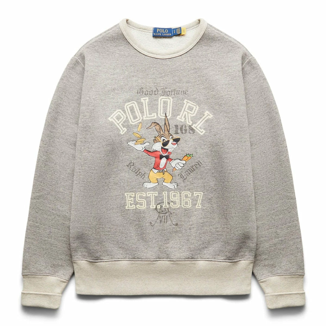 Cheapest 🥰 Polo Ralph Lauren Hoodies & Sweatshirts LUNAR NEW YEAR NOVELTY RABBIT SWEATSHIRT 🛒 1 Polo Ralph Lauren Hoodies & Sweatshirts LUNAR NEW YEAR NOVELTY RABBIT SWEATSHIRT