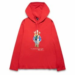 Polo Ralph Lauren POLO BEAR HOODED T-SHIRT T-Shirts & Long Sleeves