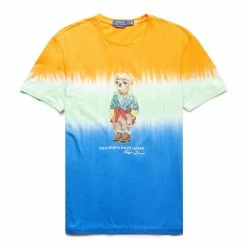 Polo Ralph Lauren VOYAGER BEAR TIE-DYE T-SHIRT T-Shirts & Long Sleeves