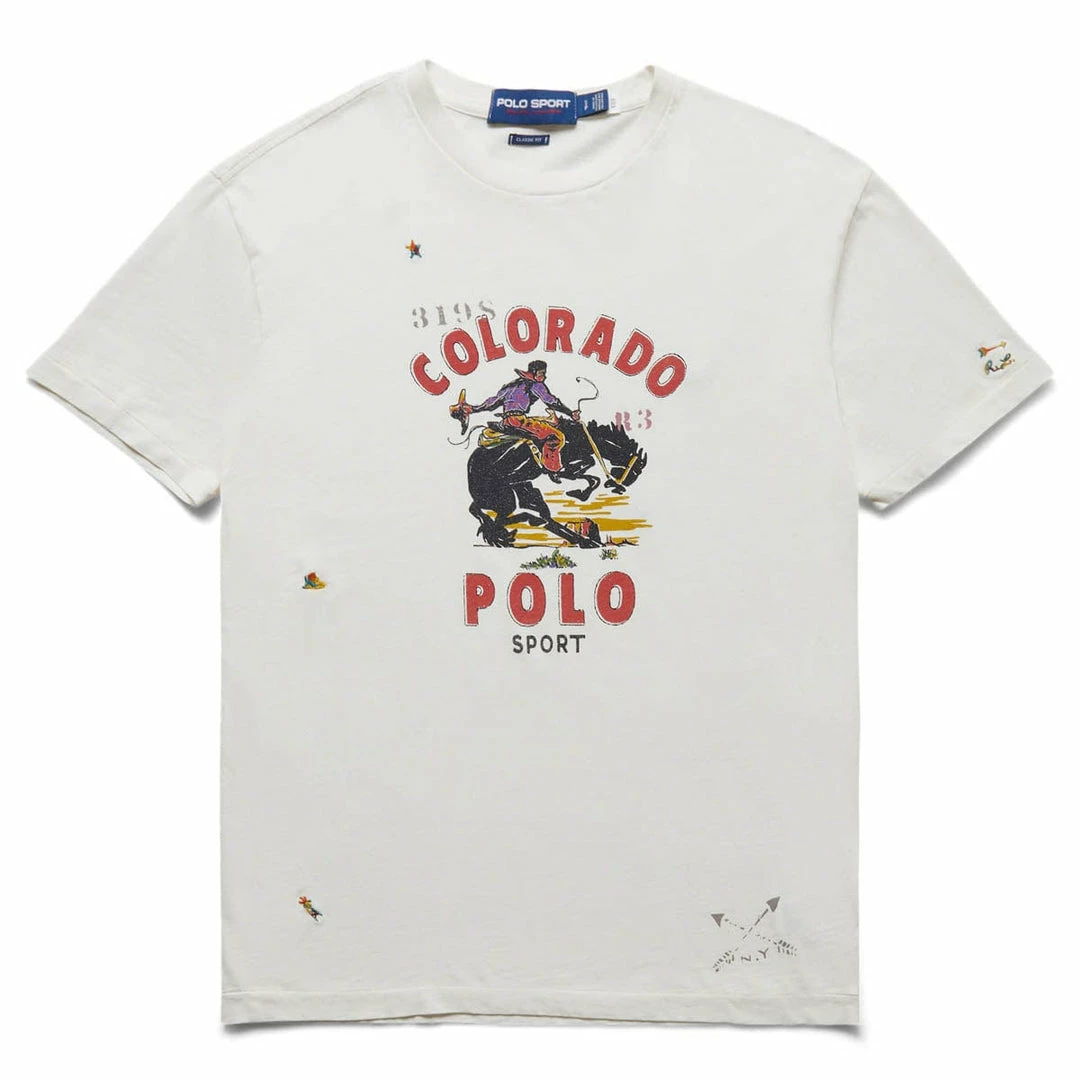 Outlet βοΈ Polo Ralph Lauren S/S SLUB JERSEY COLORADO RODEO GRAPHIC T-SHIRT T-Shirts & Long Sleeves π 1 Polo Ralph Lauren S/S SLUB JERSEY COLORADO RODEO GRAPHIC T-SHIRT T-Shirts & Long Sleeves