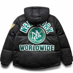 Puma Outerwear X RHUIGI FAUX LEATHER DOWN JACKET