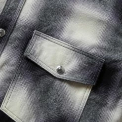 Outlet π Reception OVERSHIRT OMBRE COTTON BRUSH FLANNEL π Shirts π 7 Reception OVERSHIRT OMBRE COTTON BRUSH FLANNEL Shirts