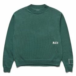 Reese Cooper Knitwear RCI INTARSIA KNIT SWEATER