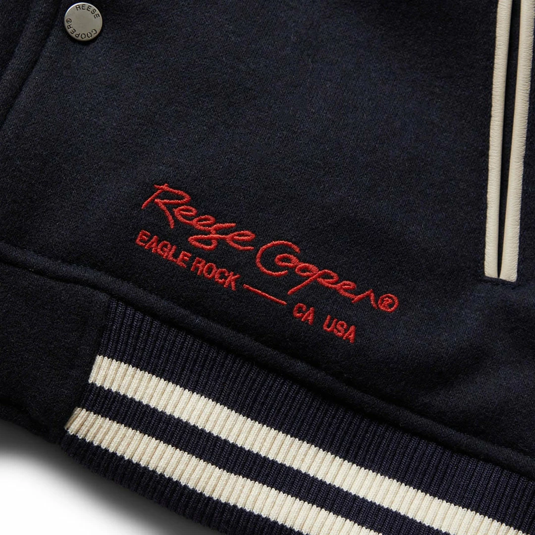 Brand new 🛒 Reese Cooper TWO STEPS FORWARD WOOL VARSITY JACKET Outerwear 😀 4 Reese Cooper TWO STEPS FORWARD WOOL VARSITY JACKET Outerwear