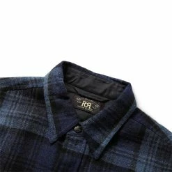 RRL L/S PLAID MASON OVERSHIRT