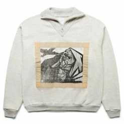 Sasquatchfabrix “横田基地” HALF ZIP SWEATSHIRT Hoodies & Sweatshirts