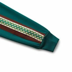 Sasquatchfabrix LACE TAPE TRACK JACKET DARK GREEN Outerwear