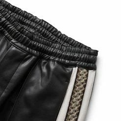 Sasquatchfabrix SYNTHETIC LEATHER TRACK PANTS Bottoms