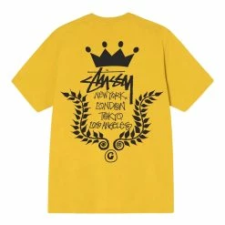 Stüssy T-Shirts & Long Sleeves CROWN WREATH TEE