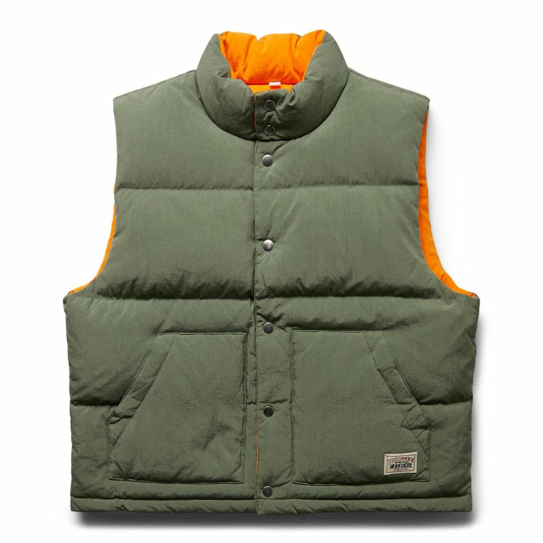 Best deal 😍 Stüssy REV. DOWN WORKGEAR VEST 😍 1 Stüssy REV. DOWN WORKGEAR VEST
