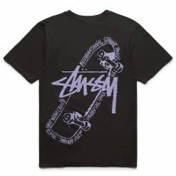 Stüssy SKATE POSSE PIG. DYED TEE T-Shirts & Long Sleeves