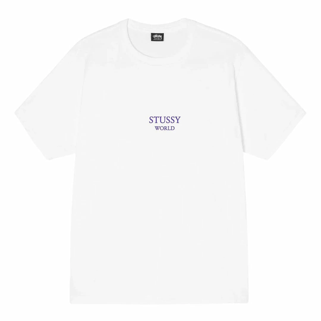 Deals 🌟 Stüssy STUSSY WORLD TEE T-Shirts & Long Sleeves 🤩 1 Stüssy STUSSY WORLD TEE T-Shirts & Long Sleeves