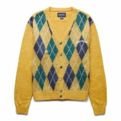 Thisisneverthat Knitwear ARGYLE CARDIGAN