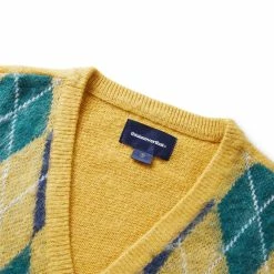 Thisisneverthat Knitwear ARGYLE CARDIGAN