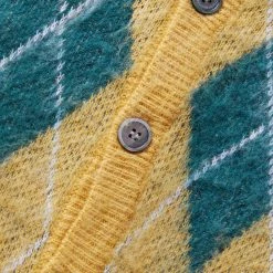 Thisisneverthat Knitwear ARGYLE CARDIGAN