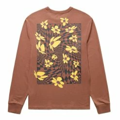 Vault By Vans X PAM SPIRAL CHECKER L/S TEE T-Shirts & Long Sleeves