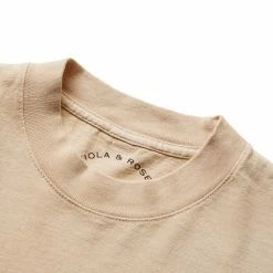 Viola And Roses T-Shirts & Long Sleeves EMBROIDERY LETTER S/S TEE