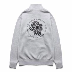 Viola And Roses STADIUM HALF ZIP CREW Hoodies & Sweatshirts
