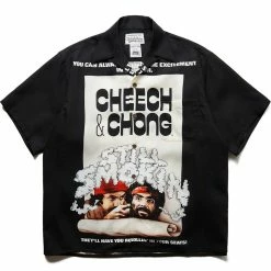 Wacko Maria Shirts STILL SMOKIN S/S HAWAIIAN SHIRT