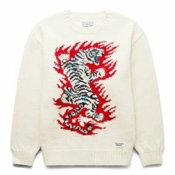 Wacko Maria TIM LEHI / INTARSIA CREW NECK SWEATER Knitwear