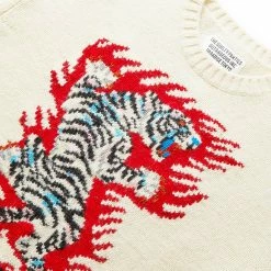 Wacko Maria TIM LEHI / INTARSIA CREW NECK SWEATER Knitwear