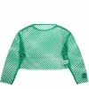 X-Girl MESH CROPPED TOP