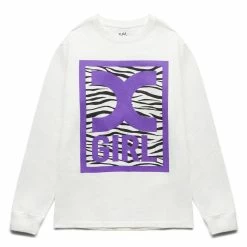 X-Girl TIGER BOX LOGO LONG SLEEVE TEE Women's