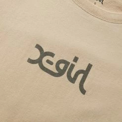 X-Girl WASHED FACE LOGO L/S TEE