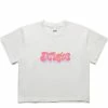X-Girl CANDY LOGO S/S CROPPED TEE T-Shirts & Long Sleeves