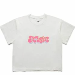 X-Girl CANDY LOGO S/S CROPPED TEE T-Shirts & Long Sleeves
