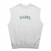 X-Girl CUT OFF SWEAT TANK TOP Hoodies & Sweatshirts