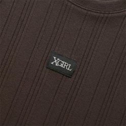 X-Girl DEFORMED RIB TANK DRESS