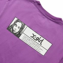 X-Girl FACE BOX LOGO S/S TEE