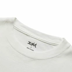 X-Girl T-Shirts & Long Sleeves HEART EMBROIDERY POCKET S/S TEE