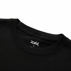 X-Girl STARS AND MILLS LOGO S/S GIRLS TEE