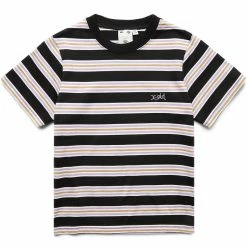 X-Girl STRIPED S/S BABY TEE T-Shirts & Long Sleeves