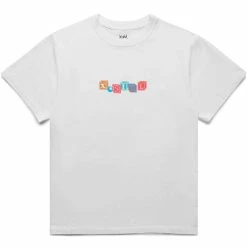 X-Girl T-Shirts & Long Sleeves TOY BLOCK LOGO S/S TEE