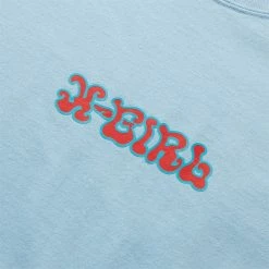 X-Girl WRIGGLING LOGO S/S TEE T-Shirts & Long Sleeves